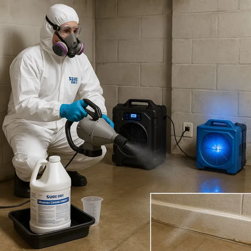 Sanitization and Odor Removal process in Naugatuck, CT